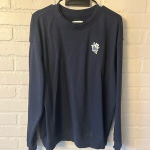 Goodfellow & Co Dark Blue Embroidered Sweatshirt Size Medium